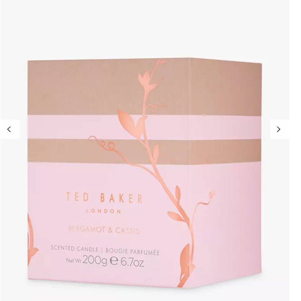 Ted Baker Bergamot & Cassis Scented Candle nwt - Picture 4 of 11
